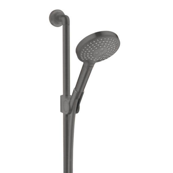 Axor Citterio 120: Shower Kit, 90cm With Hand Shower, 3-Jet Brushed Black Chrome