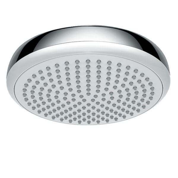 Hansgrohe Crometta 160: Shower Head Low Pressure, White/Chrome Plated