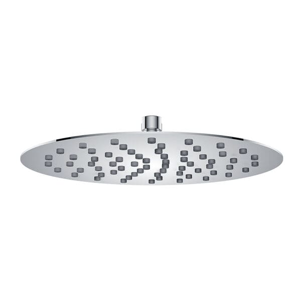 Tapis: 8'' Round Air Rain Shower Head With Φ18mm Nozzle; (Φ200x2)mm, Stainless Steel