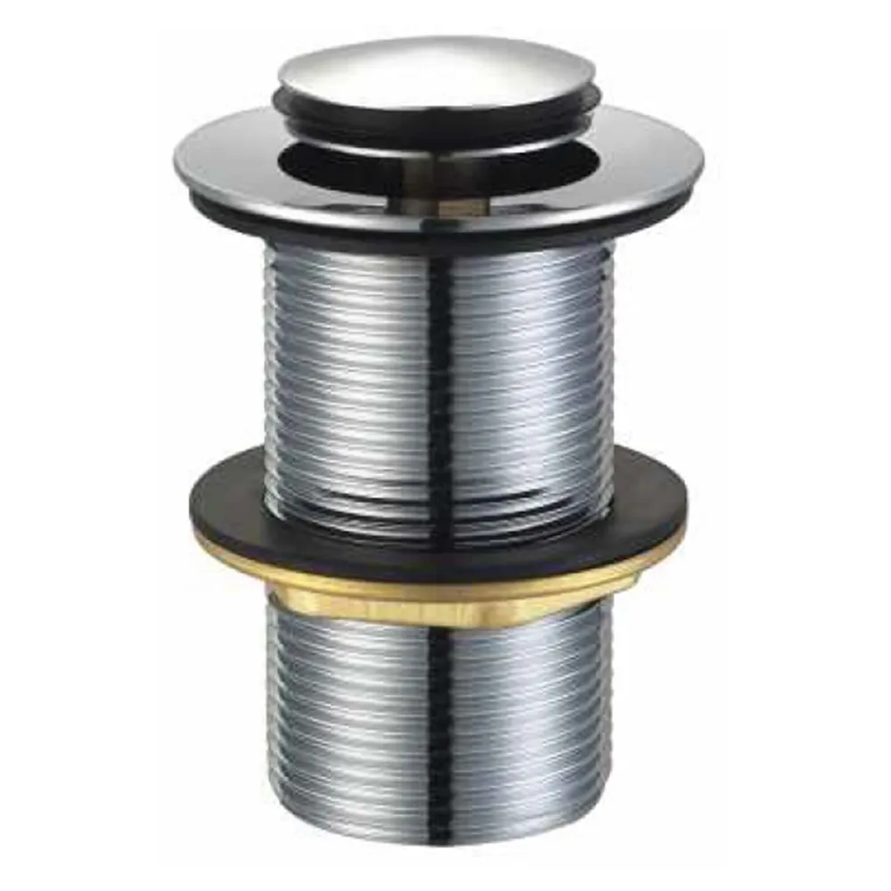 Aifel: Unslotted Basin Waste Chrome Plated: 1.25in