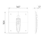 Docol tronic: Infra Red Urinal Flush Valve Satin
