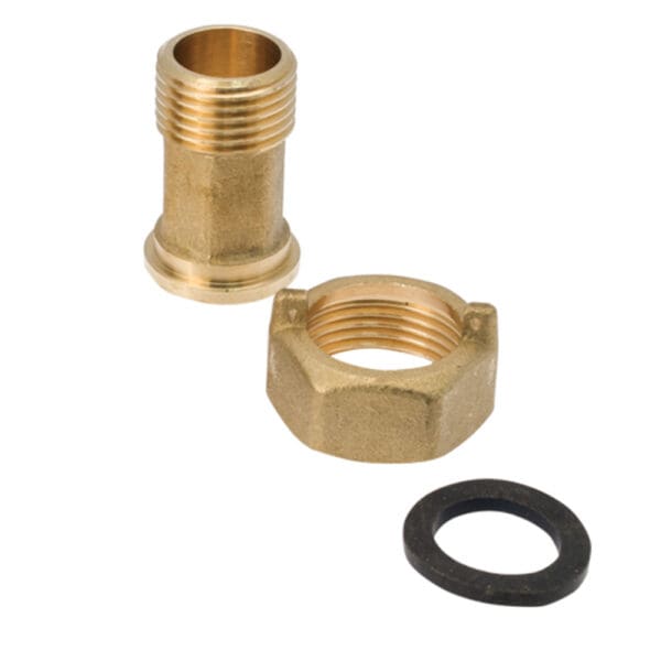 Water Meter: Spare Part Set For DN40 (1Nut, 1Tailpiece, 1Gasket) #RAC5-S