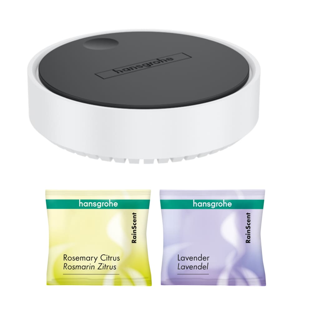 Hansgrohe: Rainscent Starter Kit; 1 Case + 2 Shower Tabs