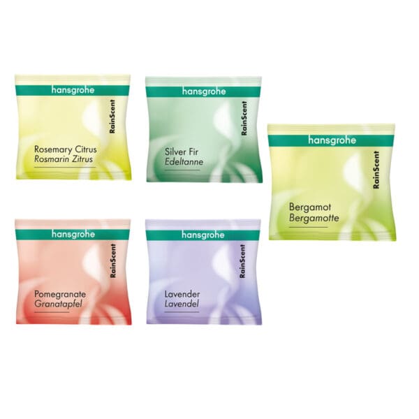 Hansgrohe: Rainscent Wellness Kit Mix; 5 Shower Tabs
