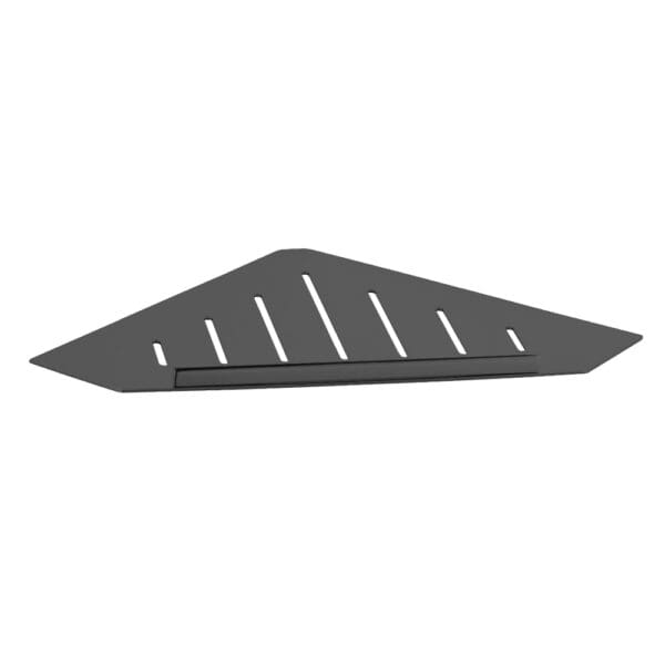 Dali: Stainless Steel Bathroom Shelf, Matt Black