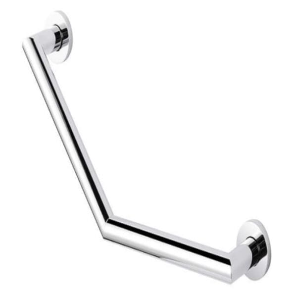Angled Grab Bar: Chrome Plated
