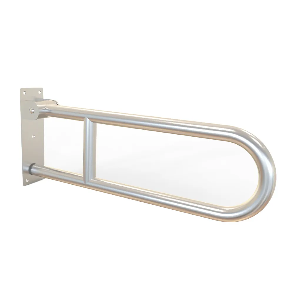 Tapis: Hinged Support Rail + Toilet Roll Holder