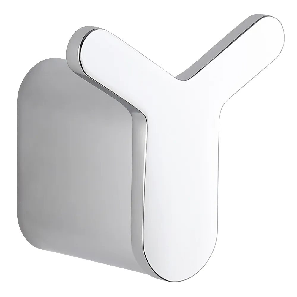 Dali: Y-Shaped Robe Hook (Single), Chrome Plated