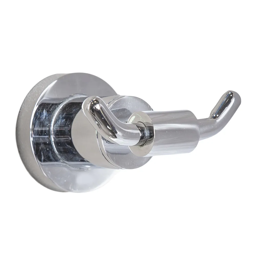 Robe Hook (Double) : Chrome Plated