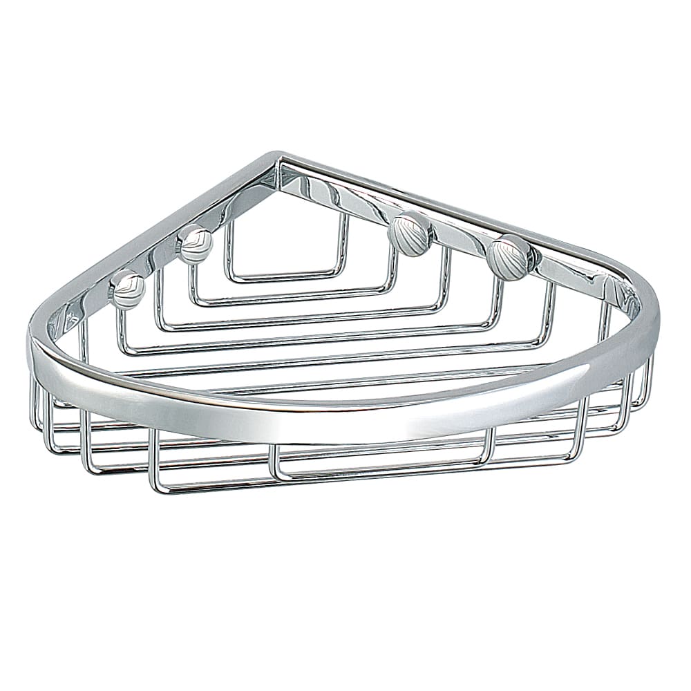 Soap Basket: Corner : Chrome Plated 1 Soap Basket: Corner : Chrome Plated