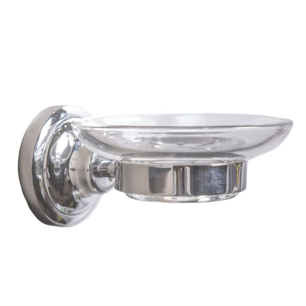 Dali: Soap Dish Single, Chrome Plated