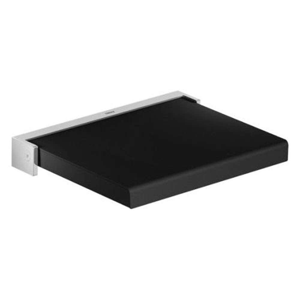 Open Space B: Folding Shower Seat, Hinged; (42x34)cm: Alum/Anthracite