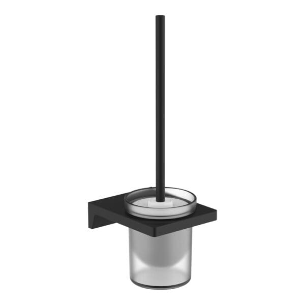 Toilet Brush Holder, Matt Black