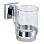 Dali: Tumbler Holder with Glass, Chrome Plated