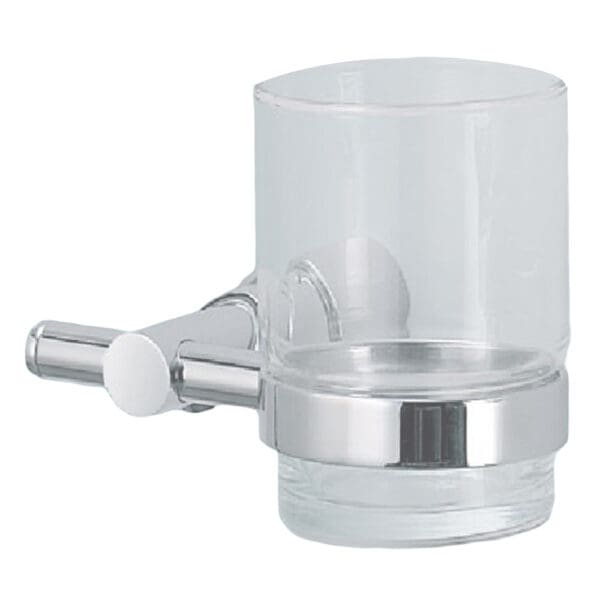 Dali: Tumbler Holder with Glass, Chrome Plated
