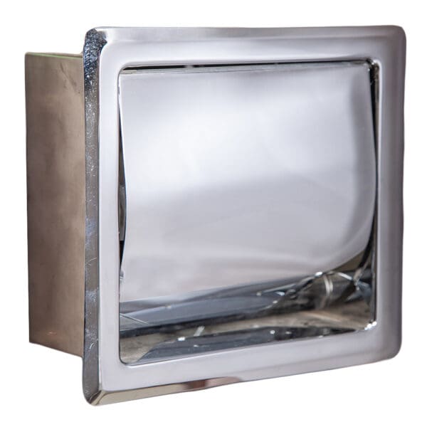 Dali: Recessed Toilet Roll Holder, Chrome Plated