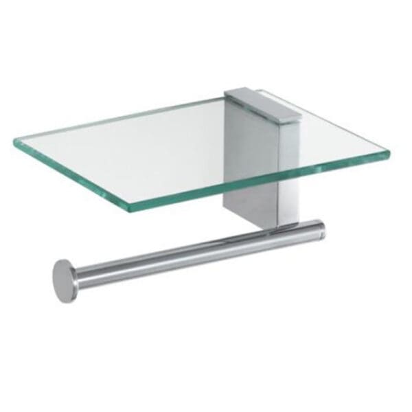 Dali: Toilet Roll Holder With Glass, Chrome Plated