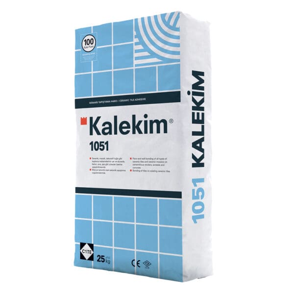 Kalekim Tile Adhesive: 1051 Gray: 25kg