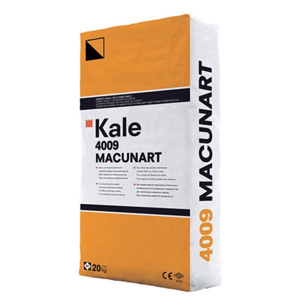 Kalekim: Macunart 4009 Cement Based, Water Resistant, Fine, Surface Smoothening Putty for Interior and Exterior Application: 20kg