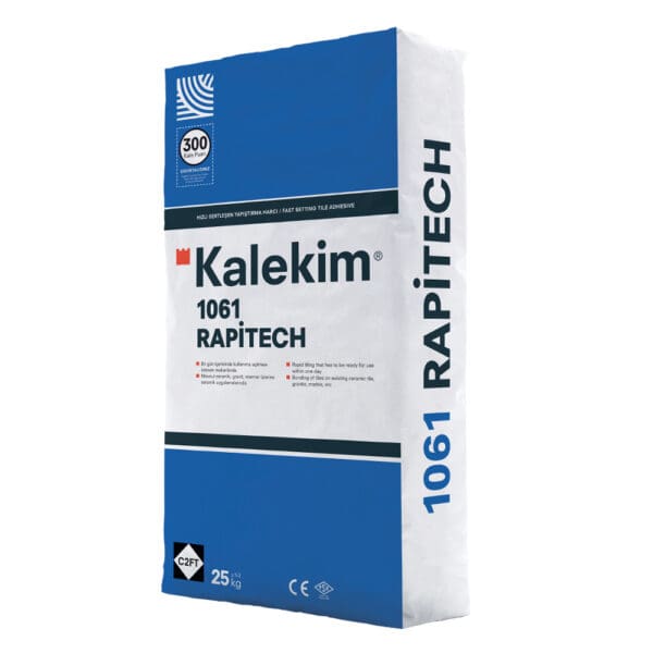 Kalekim: Rapitech Tile Adhesive: Grey, 25kg bag