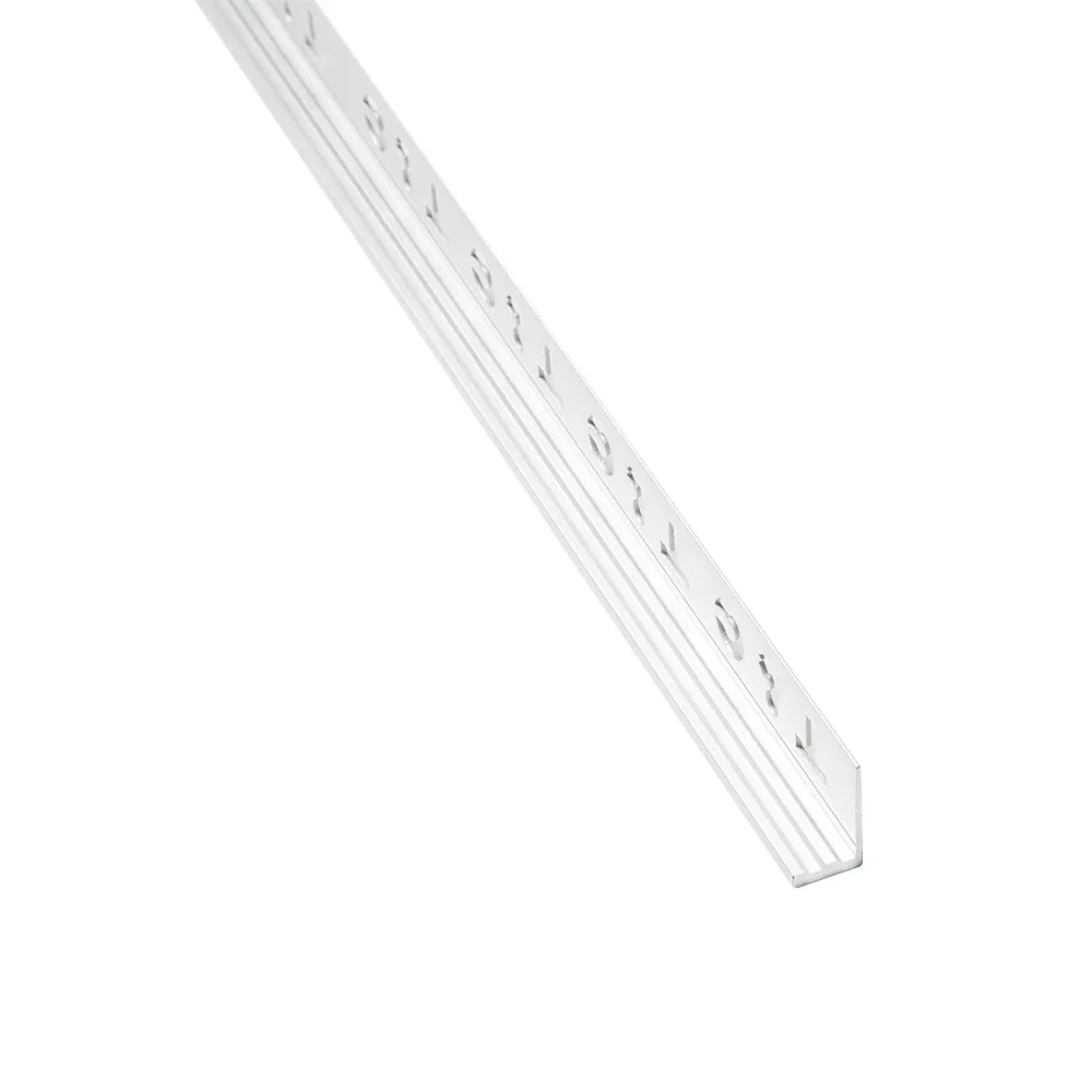 Sang Yi: Aluminium L-Shaped Tile Edge Trim: Silver Matt 2.4mts x 10mm(H)