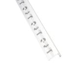 Sang Yi: Aluminium L-Shaped Tile Edge Trim: Silver Matt 2.4mts x 10mm(H)