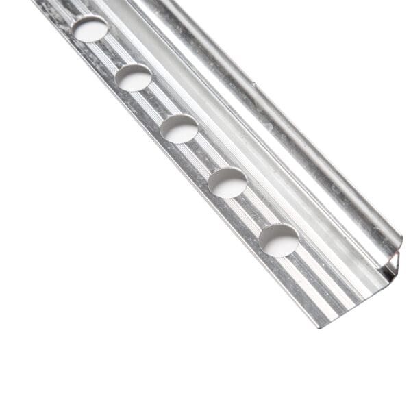 Sang Yi: Aluminium Internal Corner Tile Trim: Silver Polished 2.5mx23mm(W)x29mm (H)