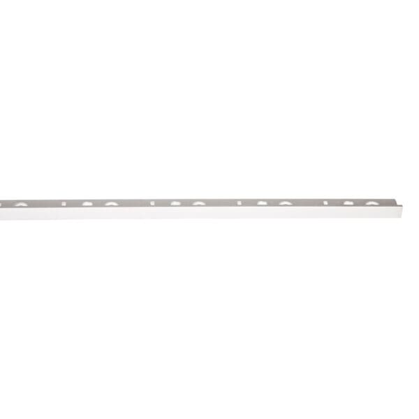 Aluminium Tile Trim L-Shape: 2.6m, Silver Matt
