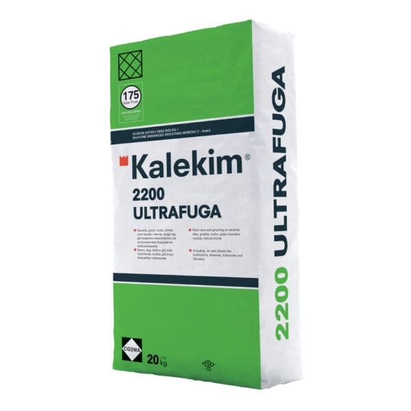 Kalekim: 2200 Ultra Fuga Tile Grout: Grey, 5kg bag