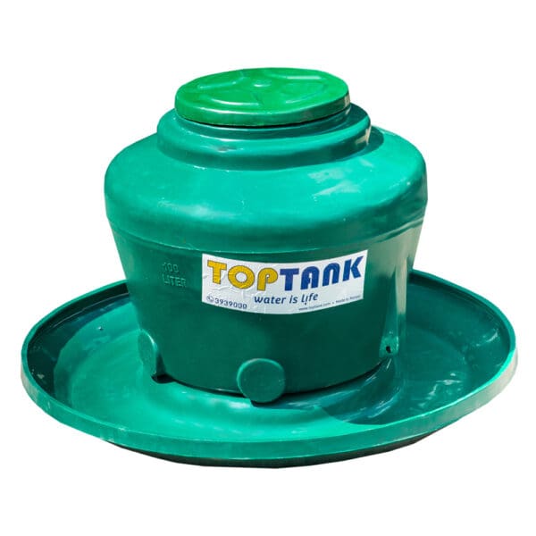 TopTank: Handwash with Basin (excluding tap & stand), Green