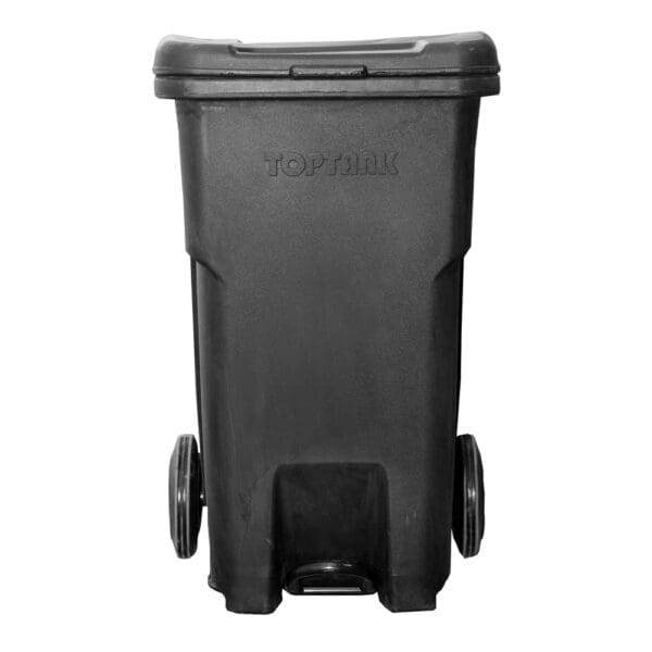 TopBin : Garbage Bin With Wheels, 90 Lts With Handle & Foot Pedal