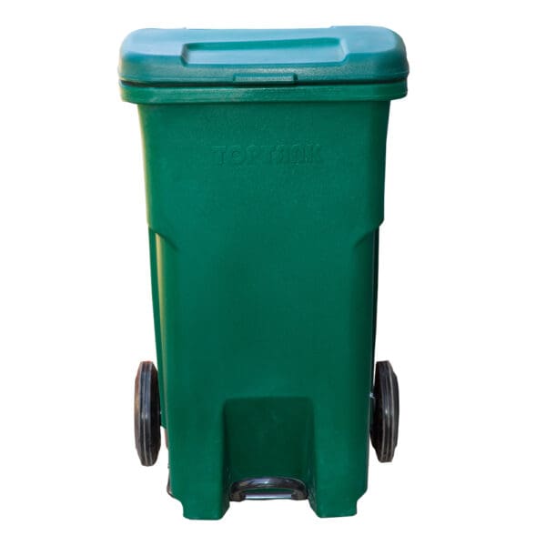 TopBin : Garbage Bin With Wheels, 90 Lts With Handle & Foot Pedal