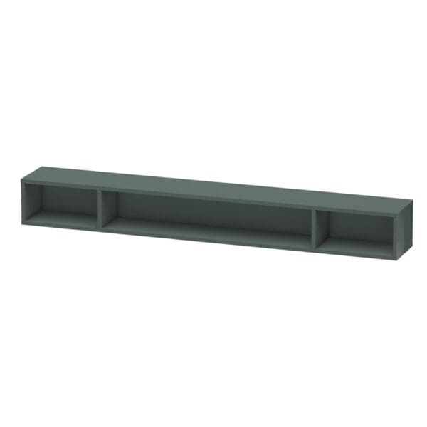 Duravit: L-Cube: Shelf: 3 Compartments; (12x100x14)cm, Dolomiti Grey High Gloss