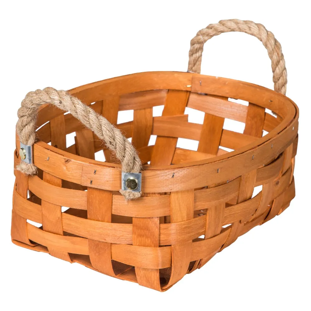 Domus: Oval Willow Basket: (32x22.5x13)cm: Medium