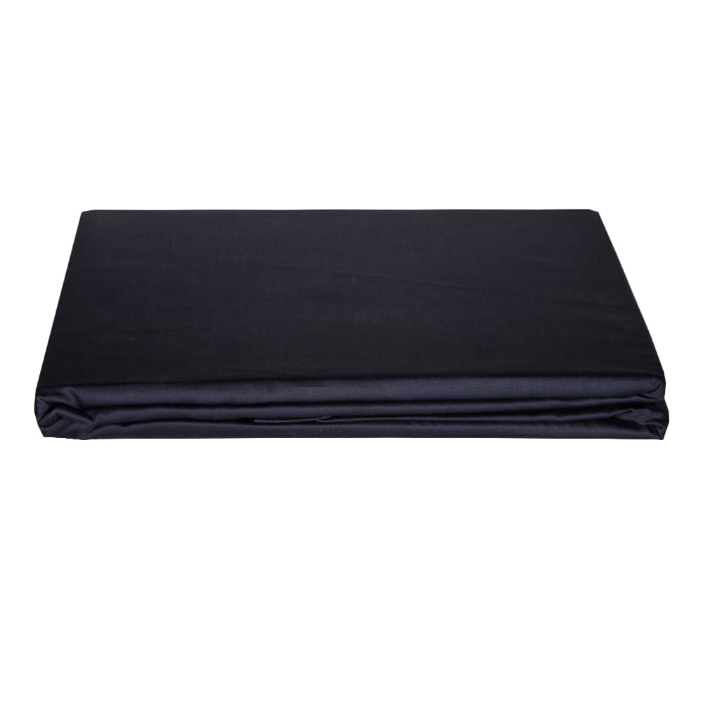Domus: Flat King Bed Sheet, 250T 100% Cotton; (270x260)cm, Navy
