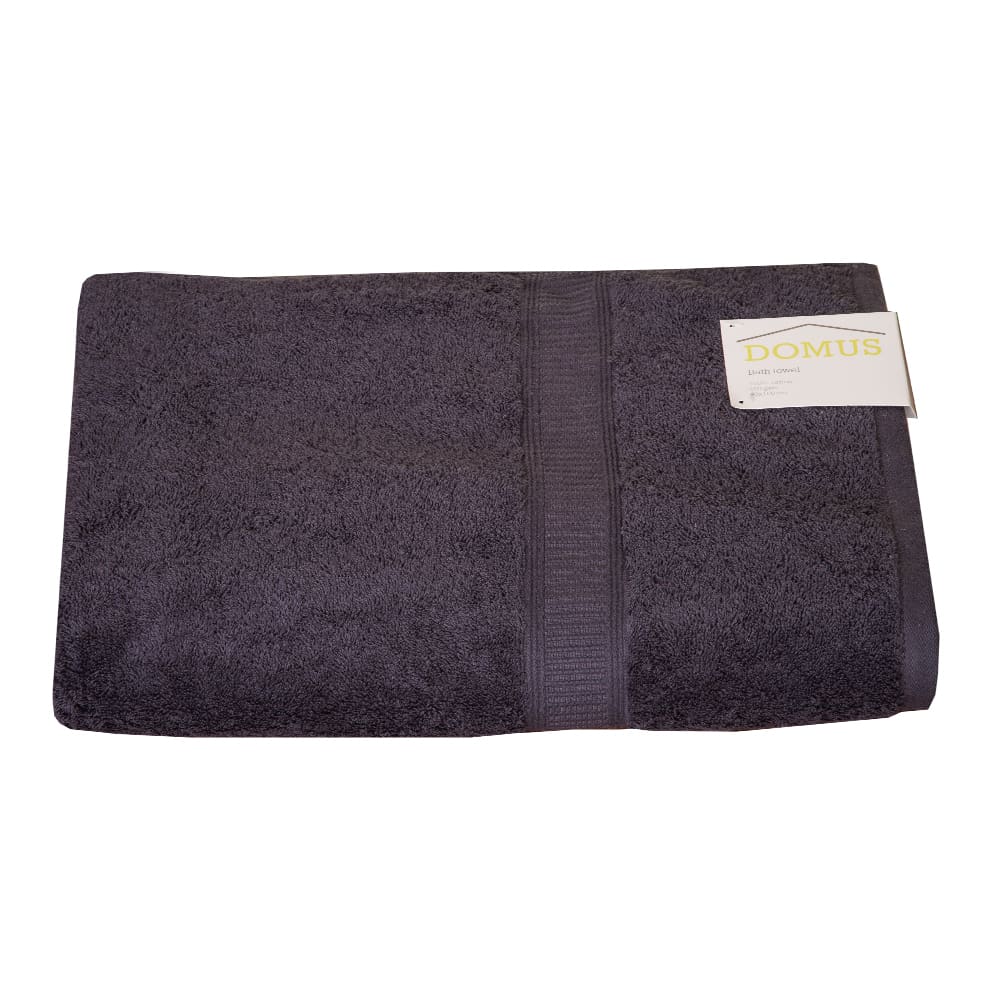 Domus 2: Bath Sheet 600 Grams per Square Metre; (90x160)cm, Dark Grey