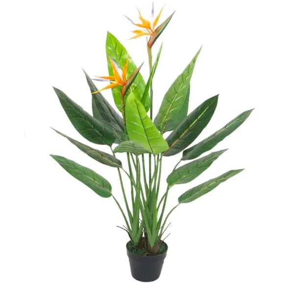 Bird Of Paradise Decorative Potted Flower: 120cm