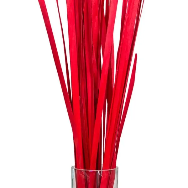 Decoration: Wood Stick; 1m, Red