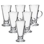 Kenya Irish Coffee:Clear Glass Set: 6pc,230ml