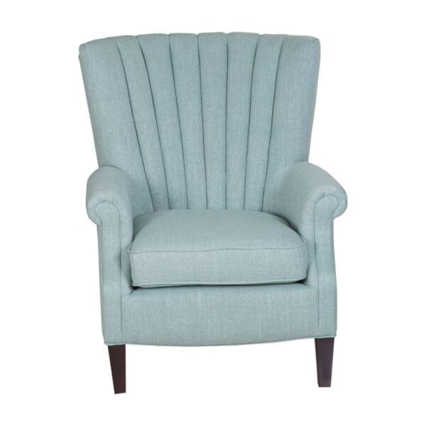 Fabric Arm Chair: 1-Seater- (79x88x98)cm, Celadon