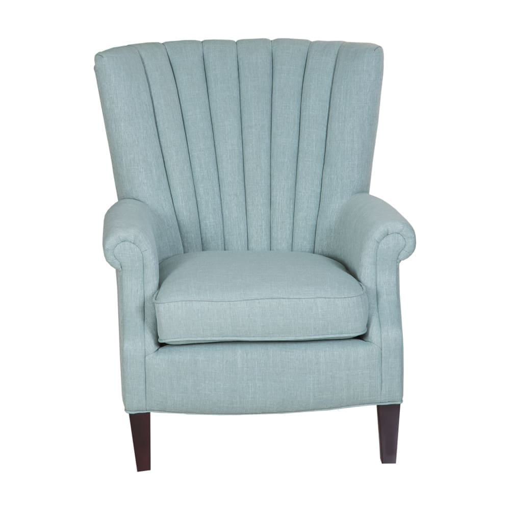 Fabric Arm Chair: 1-Seater- (79x88x98)cm, Celadon 1 Fabric Arm Chair: 1-Seater- (79x88x98)cm, Celadon