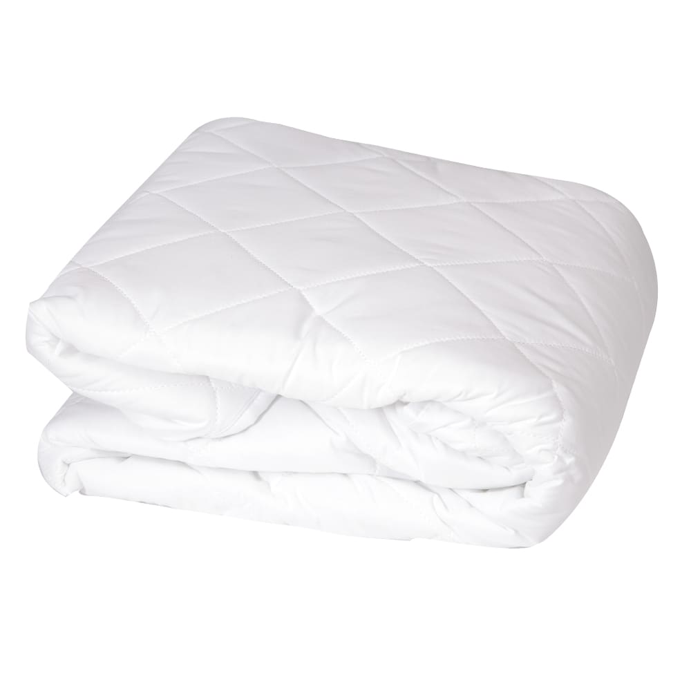 Domus: Mattress Protector with Elastic Band Queen; (180x200)cm, White