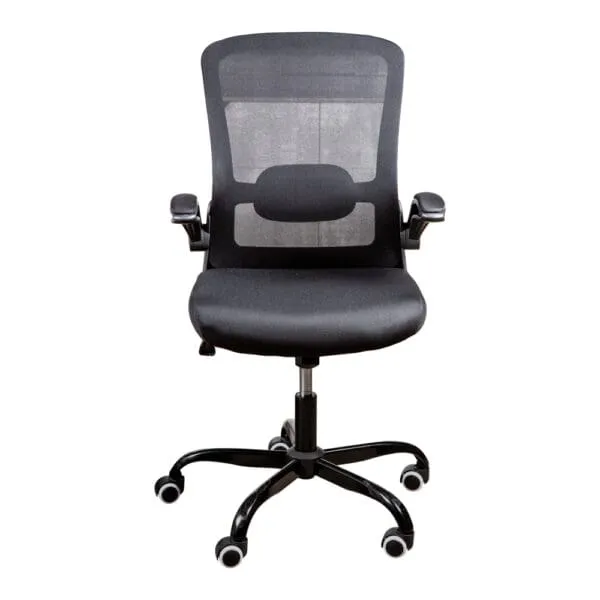 Middle Back Office Chair With Armrest; (64x65x95)cm Mesh, Black