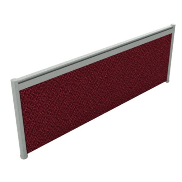 LEX : Workstation Screen Panel; Aluminium Frame: 159x40cm #LEX-SCR-AF160-40
