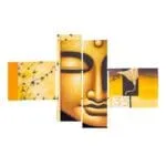 Oil Painting: Dekoratif Set Bunga; (110x155)cm