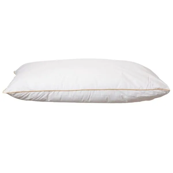 Domus: King Pressed Pillow;1200gm + Cover (50x90)cm, White