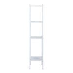 Kurt 4-Tier Storage Shelf; (40x35.4x147)cm, White