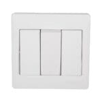 Switch, 3-Gang 2-Way, White