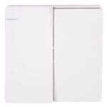 Domus: 2 Gang 2 Way Switch; 16A, 250V #Q52Q/2Y