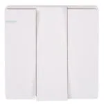 Domus: 3 Gang 2 Way Switch; 16A, 250V #Q53Q/2Y